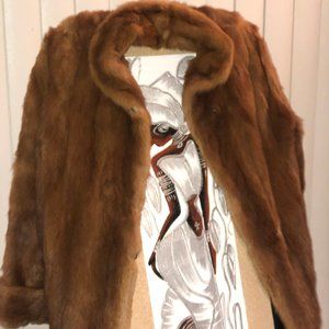 Brown Mink Fur Jacket